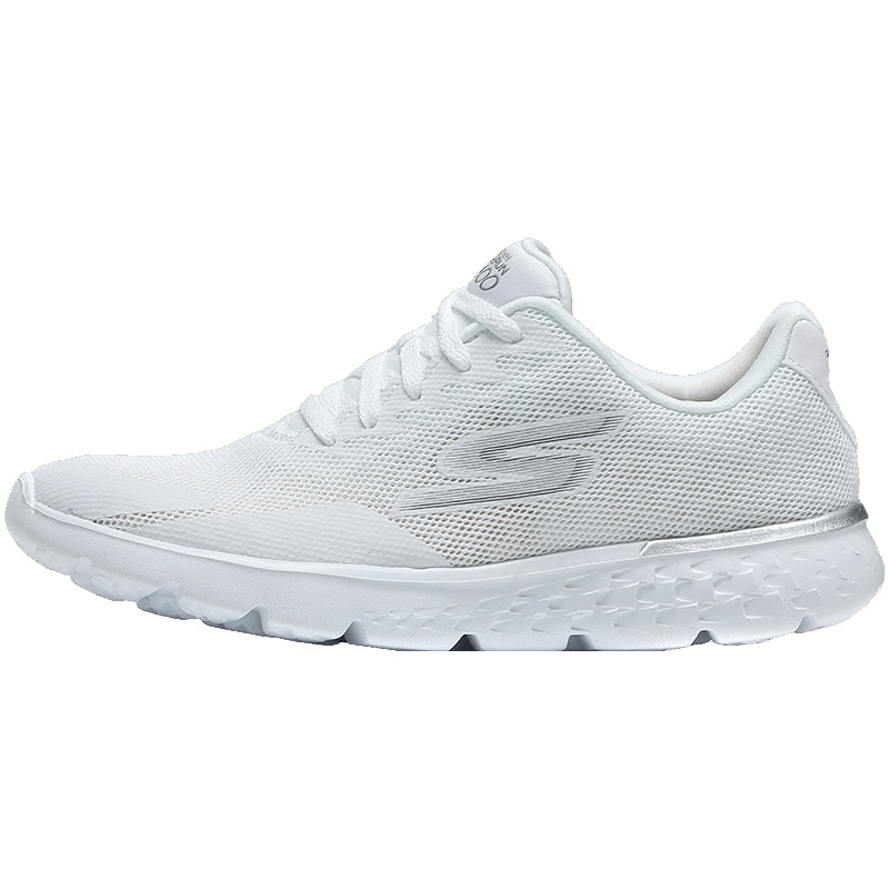 【自营】Skechers斯凯奇女跑步鞋GO RUN 400透气网布运动鞋15299 15299/WHT雪白色