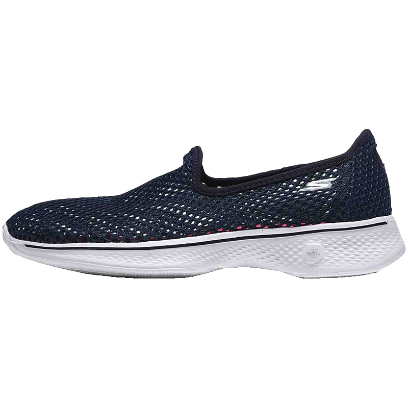 【自营】Skechers斯凯奇女健步鞋GO WALK 4轻质一脚套运动鞋14905/N VY 14905/NVY海军