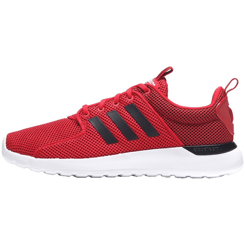 【自营】adidas阿迪达斯NEO男子休闲鞋系带男士低帮休闲运动鞋DB0436. DB0436浅猩红+1号黑色