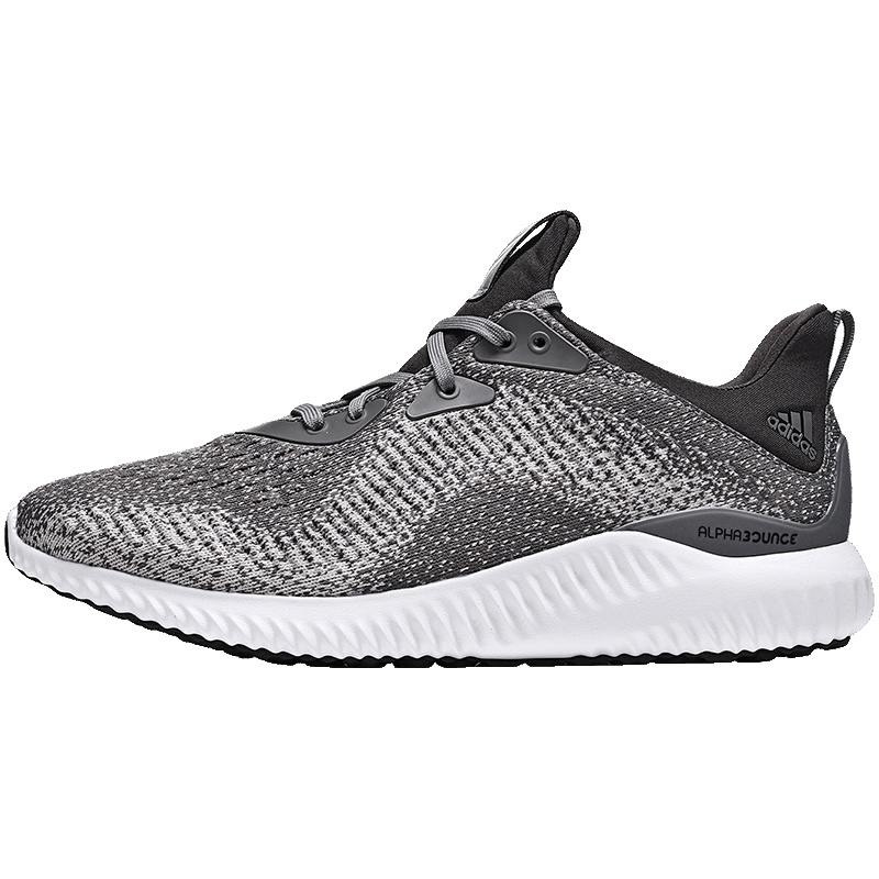 【自营】adidas阿迪达斯男子跑步鞋ALPHABOUNCE休闲运动鞋DB1090 DB1091三度灰+二度灰+纯质灰