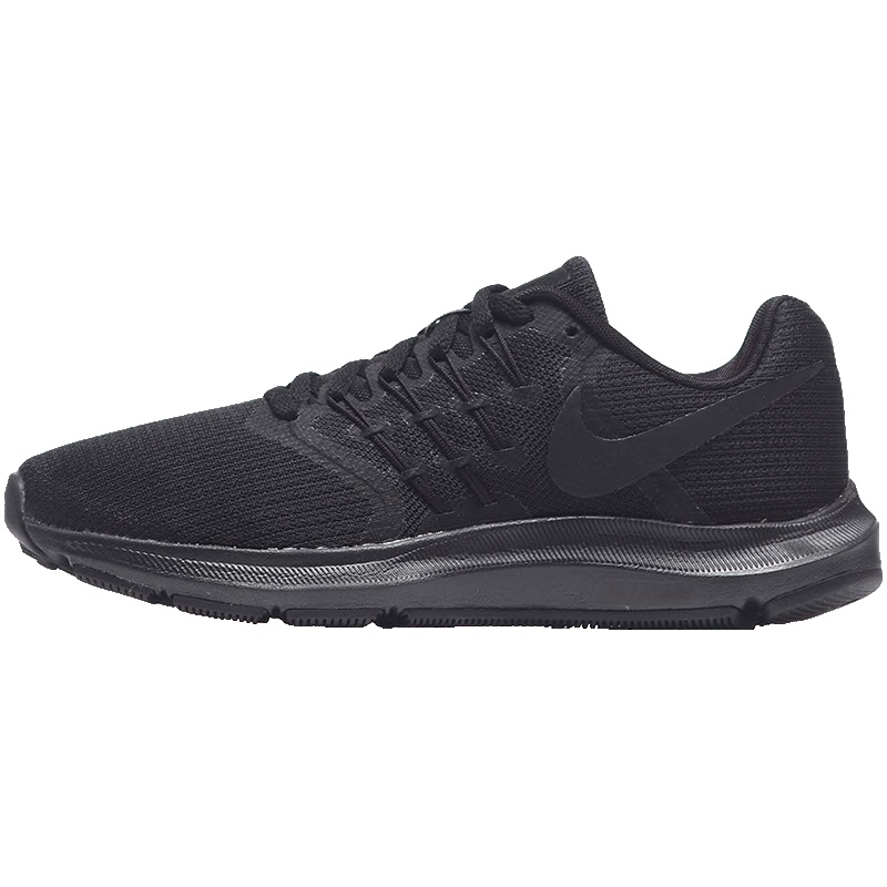 【自营】NIKE耐克女鞋跑步鞋RUN SWIFT轻便飞线运动鞋909006... 909006-019黑+黑
