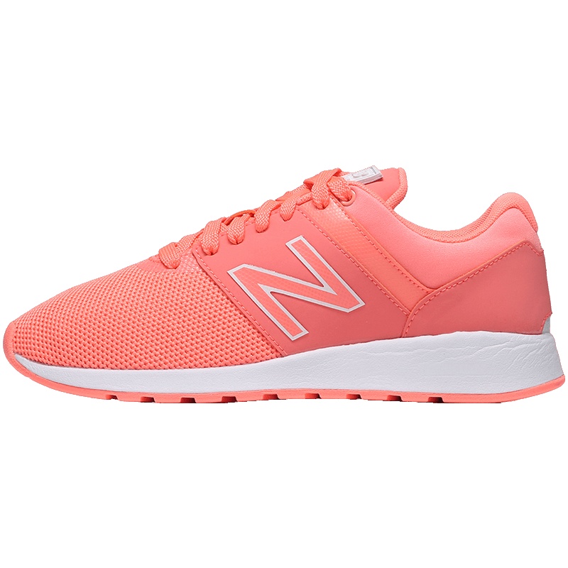 【自营】New Balance/NB女鞋休闲鞋24系列舒适运动鞋WRL24TD WRL24TD裴济粉 35码