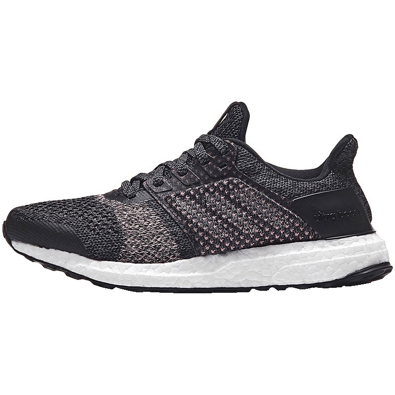 【自营】adidas阿迪达斯男子跑步鞋UltraBOOST休闲运动鞋S80621 S806211号黑色+影迹粉+夜金属灰