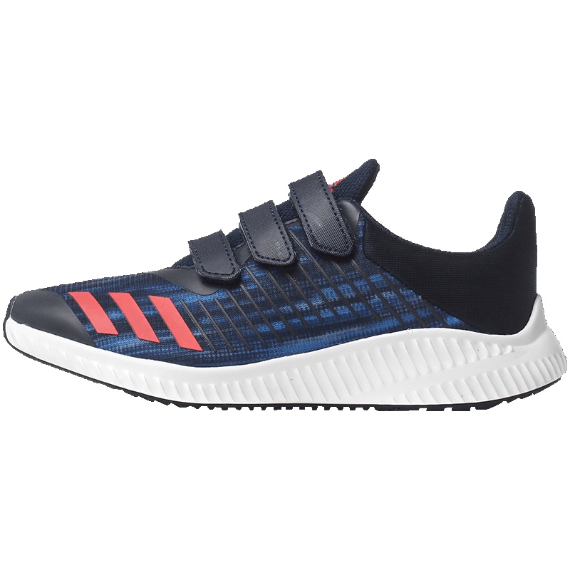 【自营】adidas阿迪达斯童男小童4-10岁魔术贴跑步鞋CG2722 CG2722藏青蓝+基础红+白