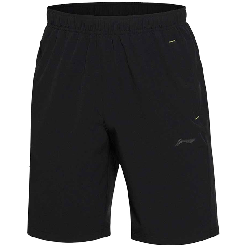 【自营】李宁Lining男装运动短裤运动服综合训练AKSL191-4 3XL AKSL191-4标准黑
