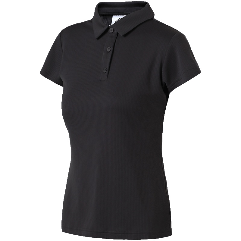 【自营】adidas阿迪达斯女子短袖polo衫网球休闲运动服CE0371 L CE1462碳黑S18
