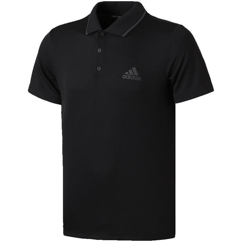 【自营】adidas阿迪达斯男子短袖POLO衫网球休闲运动服CE1418 L CE1418黑色