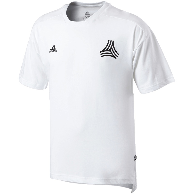 【自营】adidas阿迪达斯男子短袖T恤足球比赛训练运动服CE4899 L 白色