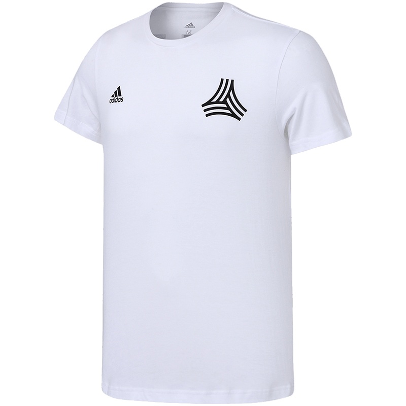 【自营】adidas阿迪达斯男子短袖T恤足球跑步短袖CE7171 L CE7171白色