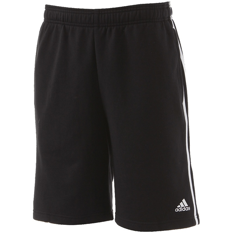 【自营】adidas阿迪达斯男子运动短裤休闲运动服BK7468 L BK7468黑+白