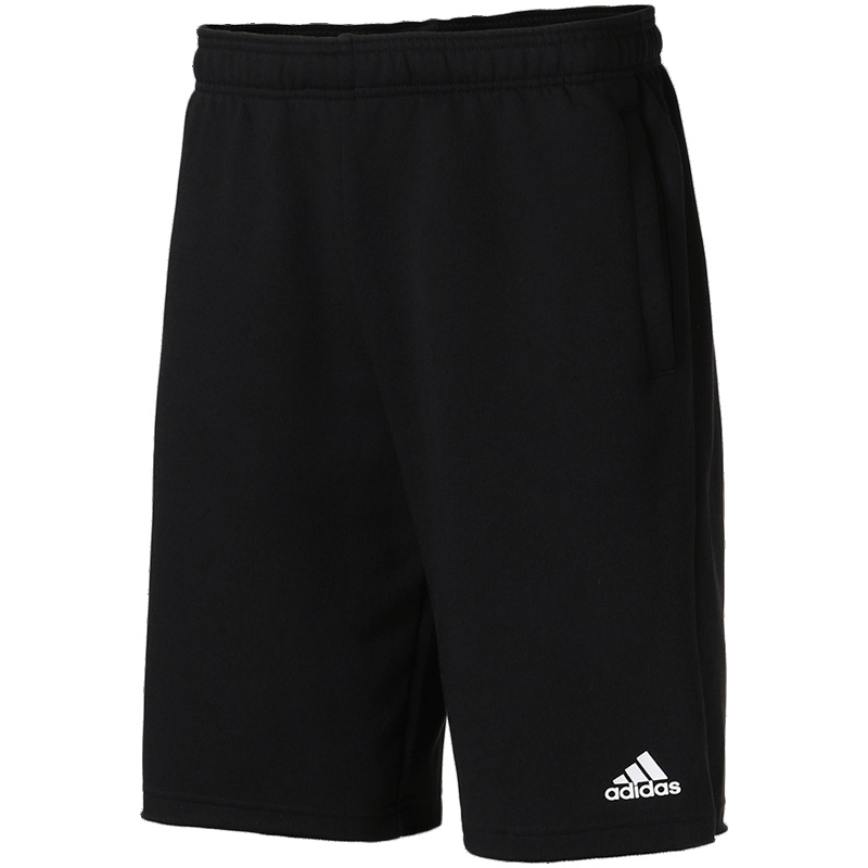 【自营】adidas阿迪达斯男子运动短裤针织休闲运动服BK7461 L BK7461黑
