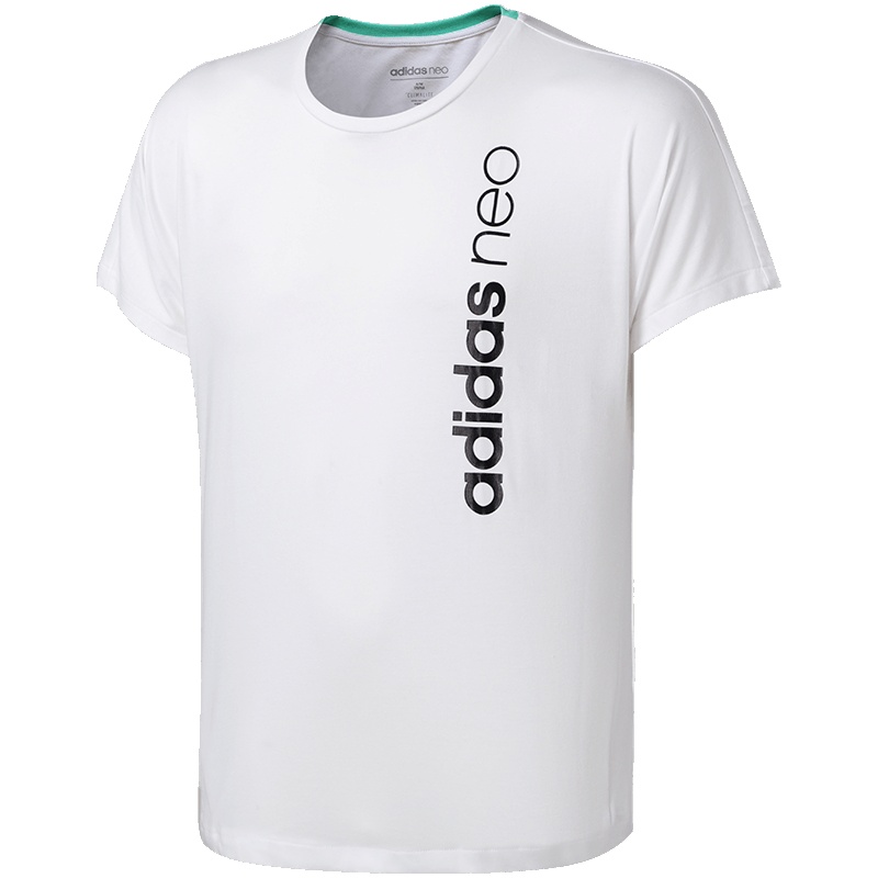 【自营】adidas阿迪达斯NEO男子短袖T恤透气休闲运动服CZ5937 L CZ5937白色