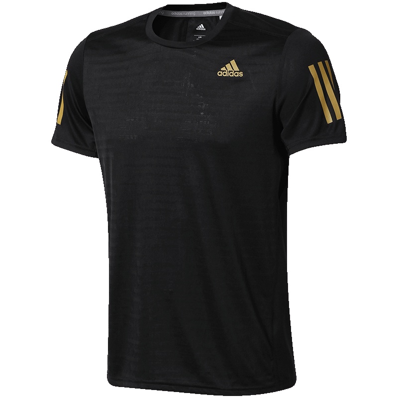 【自营】adidas阿迪达斯男子短袖T恤跑步健身训练运动服BS3281 L BS3281黑色