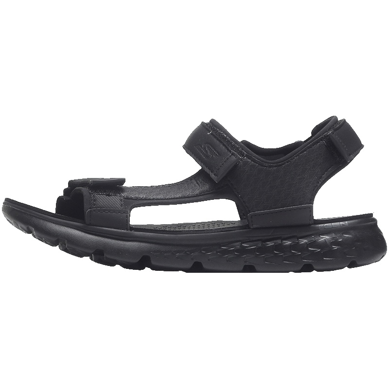 【自营】Skechers斯凯奇男凉鞋ON THE GO轻便魔术贴沙滩鞋54265 54265/BBK全黑色