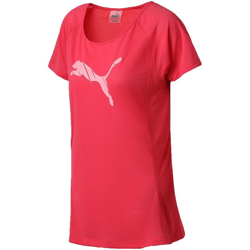 【自营】彪马PUMA女短袖T恤51646701 L 51646704亮粉紅