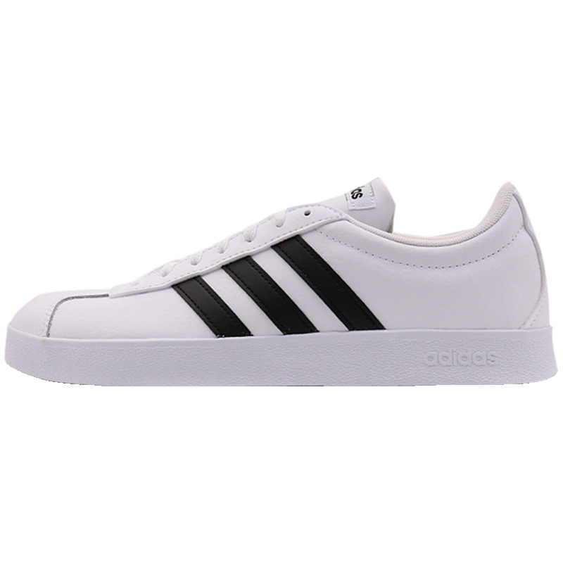 【自营】adidas阿迪达斯NEO男子板鞋低帮小白鞋休闲运动鞋DA9868 DA9868亮白+1号黑色