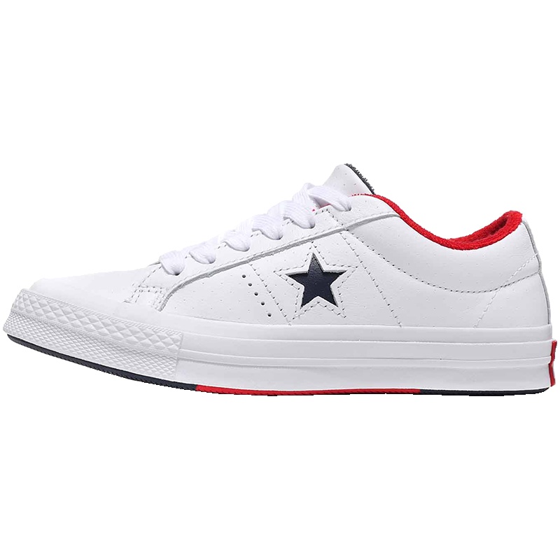 CONVERSE匡威男女板鞋one star轻便低帮运动鞋160536C 160555C白色