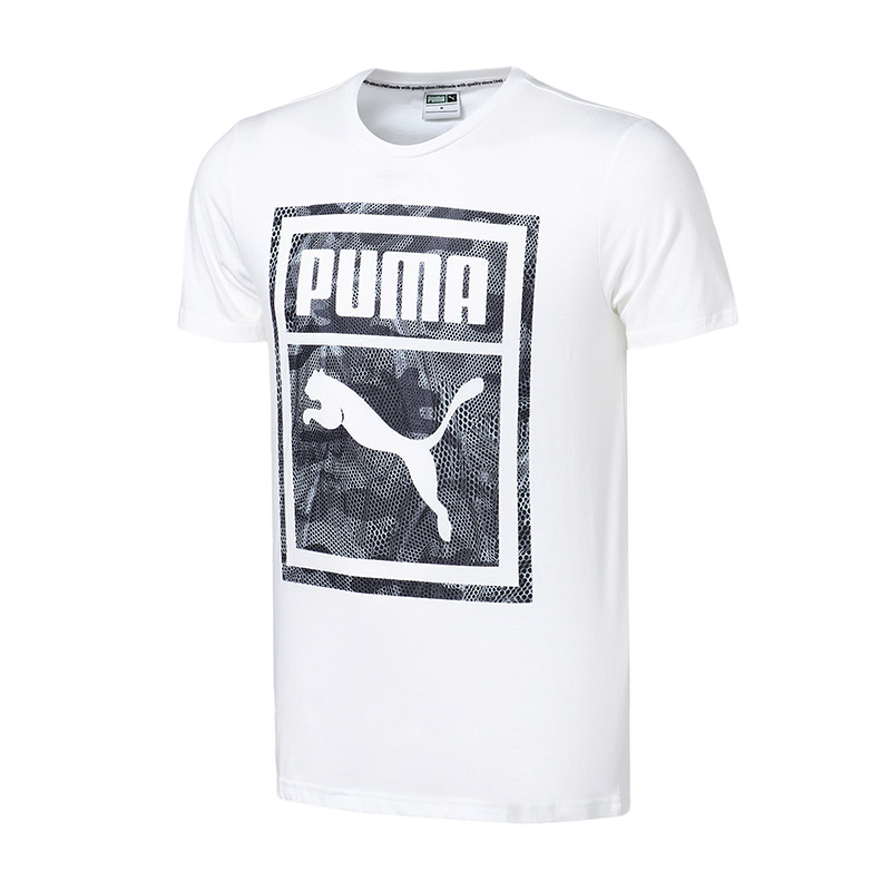 彪马PUMA男运动休闲短袖T恤 57712072 L 57712072彪马白