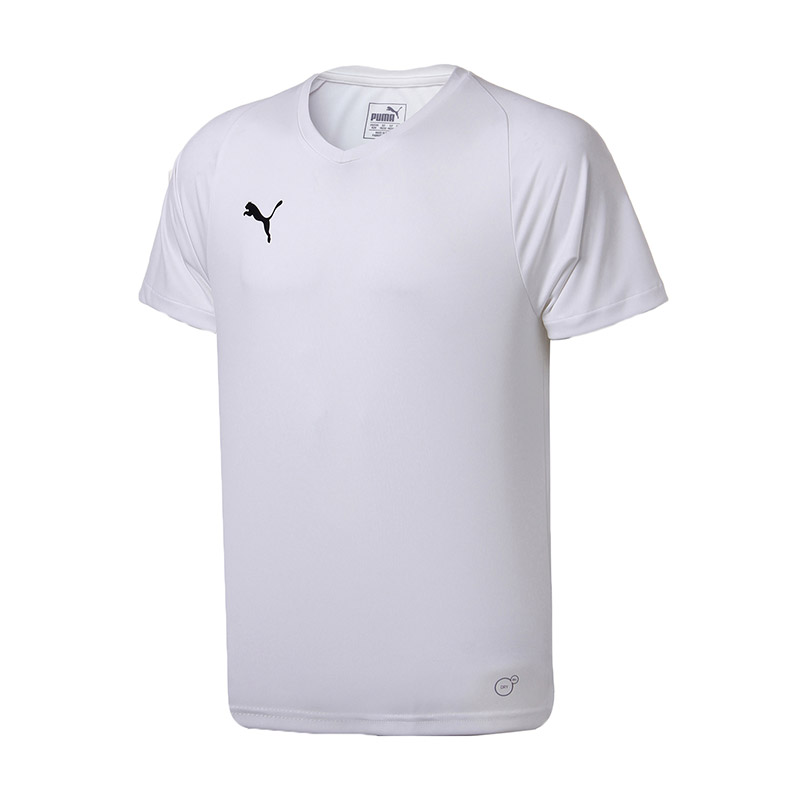 彪马PUMA男短袖T恤 70350904 S 70350904彪马白-黑色