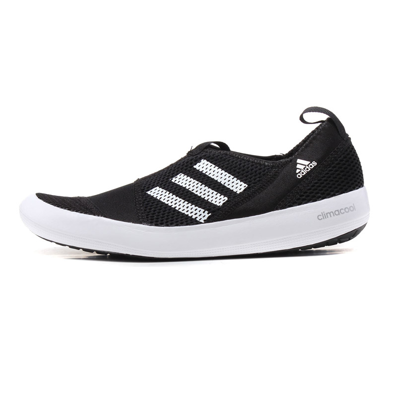 阿迪达斯男子女子户外鞋运动鞋低帮adidas B44290热 B44290黑+亮白+银金属