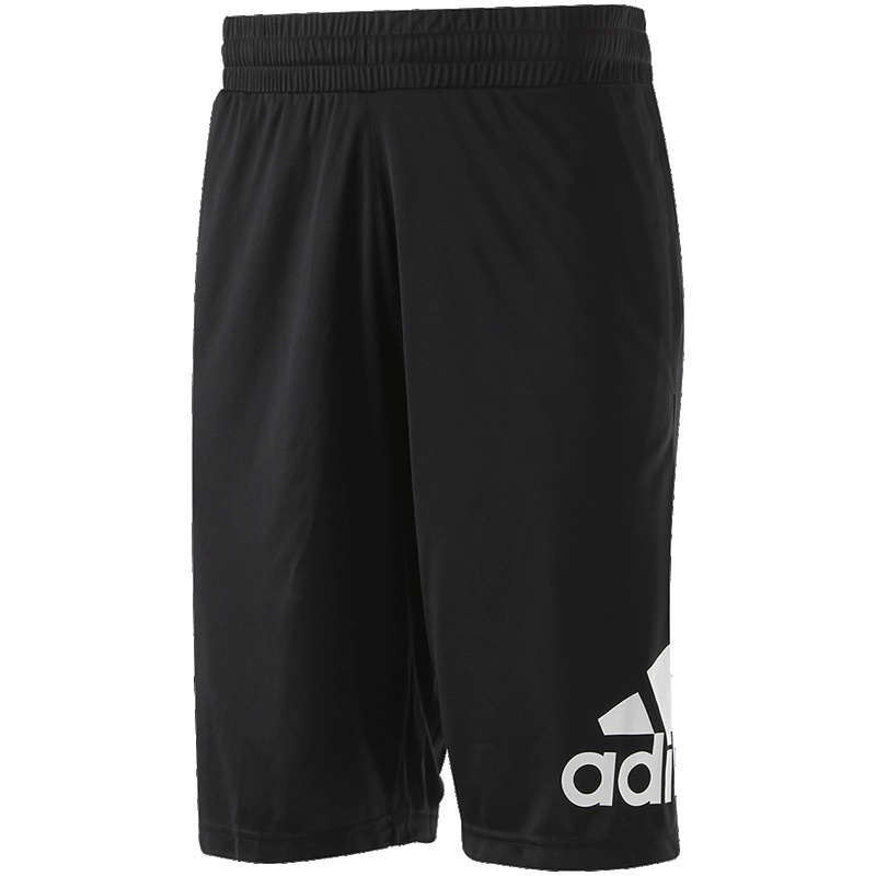adidas阿迪达斯男子运动短裤夏季款篮球运动服BR1953 L BR1953黑+白