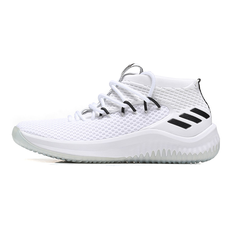 adidas阿迪达斯男子篮球鞋20DAME4利拉德4运动鞋AC8646 AC8646亮白+1号黑色
