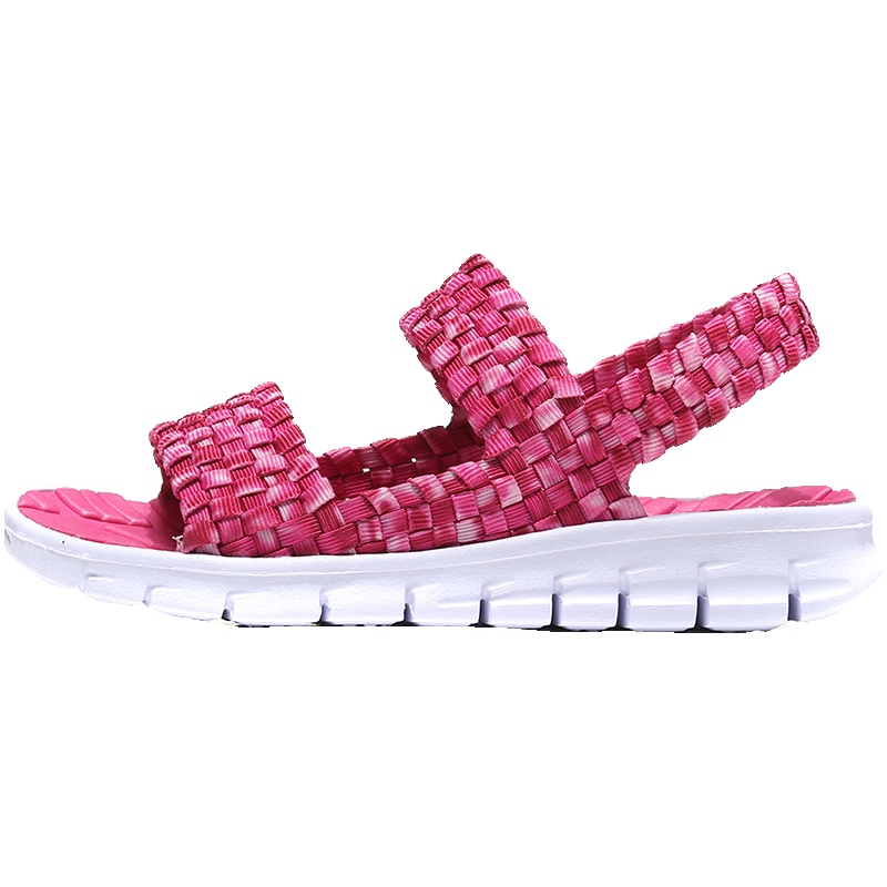 Skechers斯凯奇女大童凉鞋黑色时尚低帮运动鞋664082L 664082L/BLK黑色