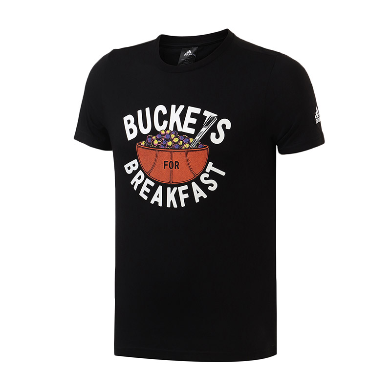 adidas阿迪达斯男子短袖T恤圆领休闲运动服CW9236 L CW9236黑色