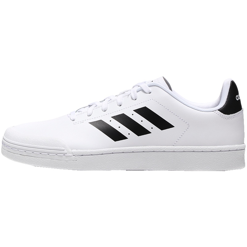 adidas阿迪达斯男鞋休闲鞋小白鞋低帮板鞋运动鞋B79774 B79774亮白+1号黑色