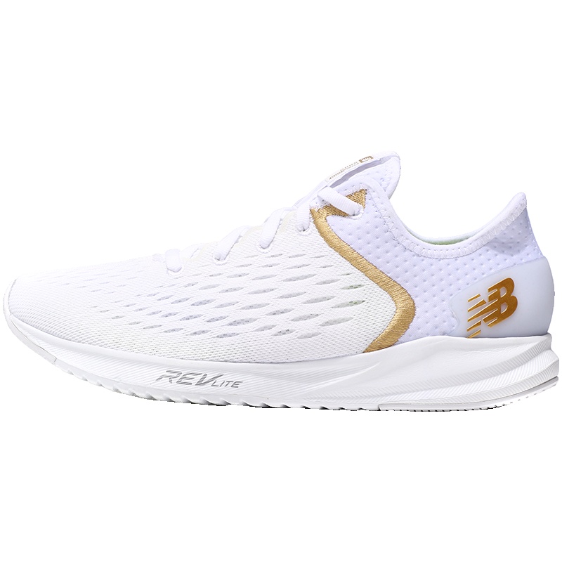 New Balance/NB男鞋跑步鞋低帮轻便运动鞋MFL5KAW MFL5KAW白色+土金 40.5码
