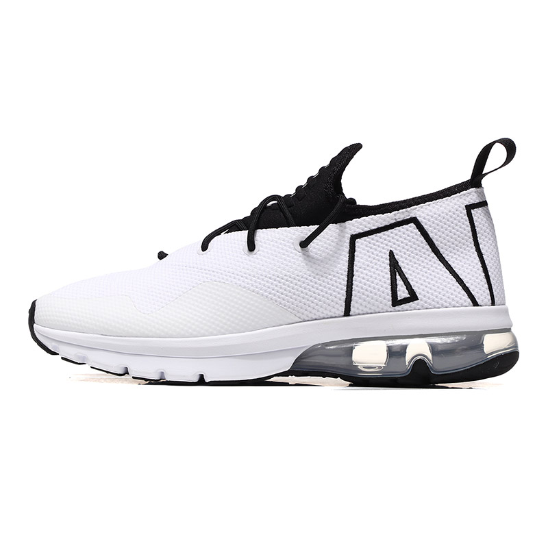 NIKE耐克男鞋休闲鞋Air Max系列气垫运动鞋 AA3824 AA3824-102白+黑+金属银 40.5码
