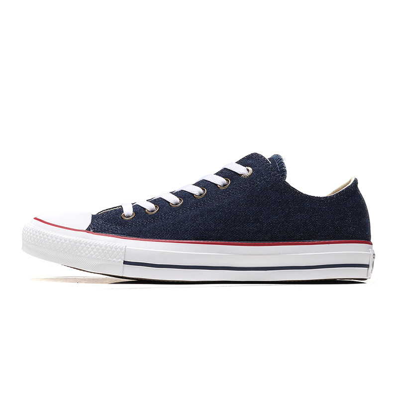 CONVERSE匡威男女帆布鞋ALL STAR复古低帮休闲鞋161489C 161489C暗蓝