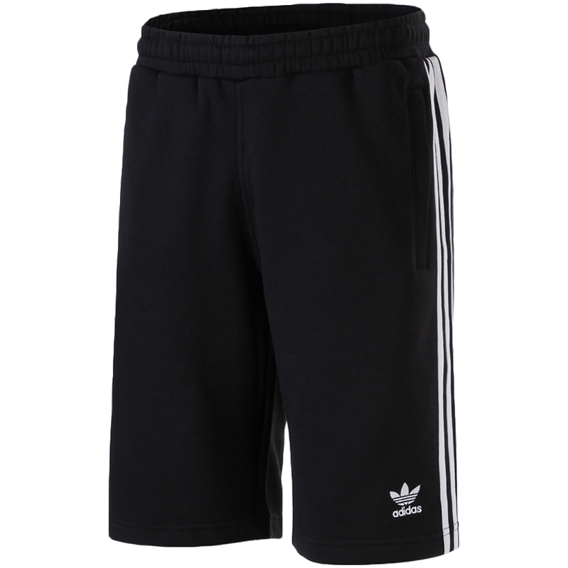 adidas阿迪达斯三叶草运动服秋男裤运动休闲运动短裤DH5798 L DH5798黑