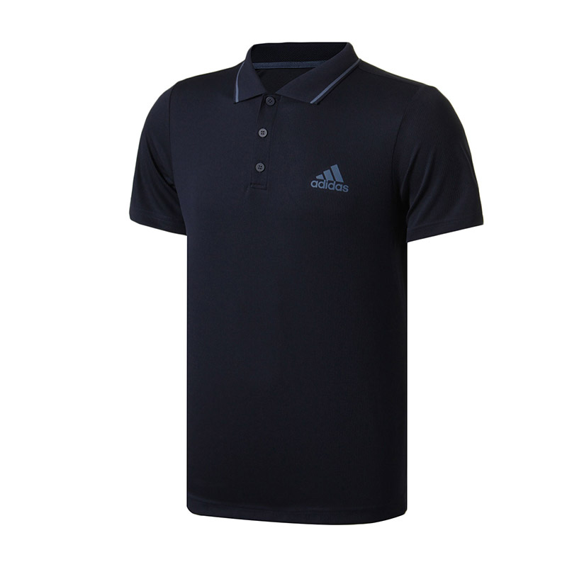 adidas阿迪达斯男子短袖POLO衫网球休闲运动服D93120 M D93120蓝