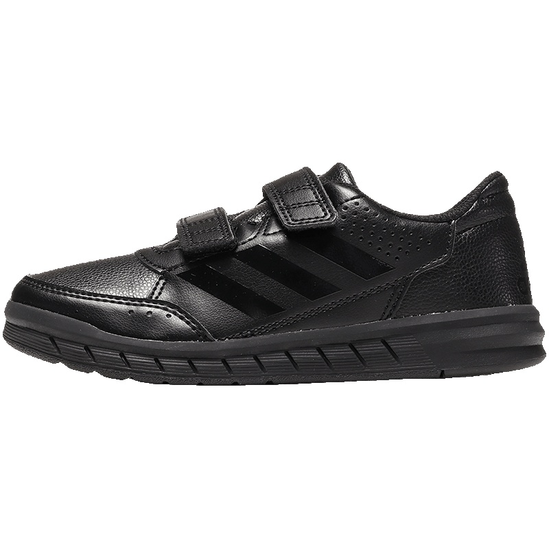 adidas阿迪达斯童男小童运动鞋休闲运动魔术贴鞋BA9524 BA9524亮白