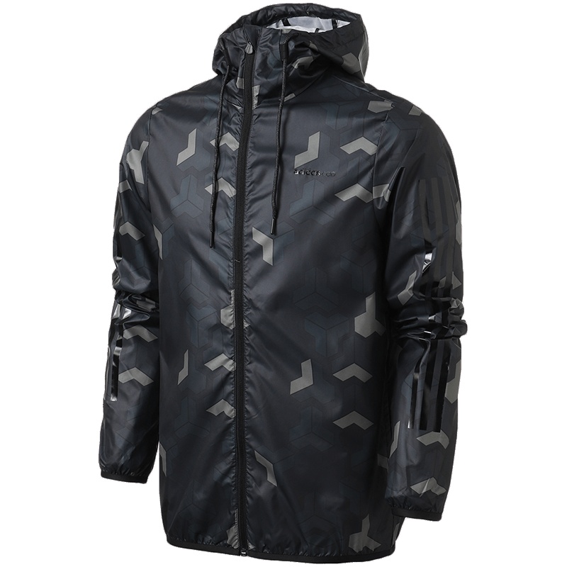 adidas阿迪达斯NEO运动休闲防风服DM2156 3XL DM2156军绿色