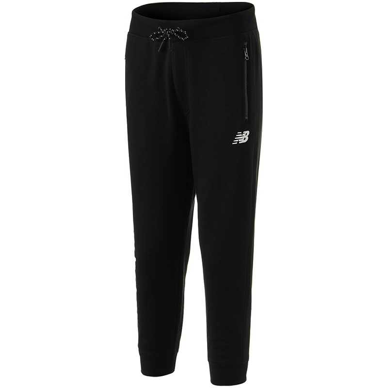 New Balance/NB男裤运动长裤印花针织收口休闲裤AMP83501. L AMP83501-BK黑色