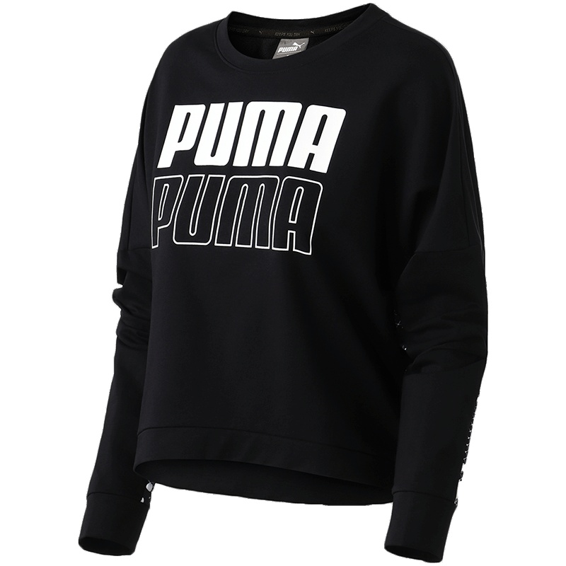 彪马PUMA运动卫衣女装套头运动服85384101. L 85384101黑色