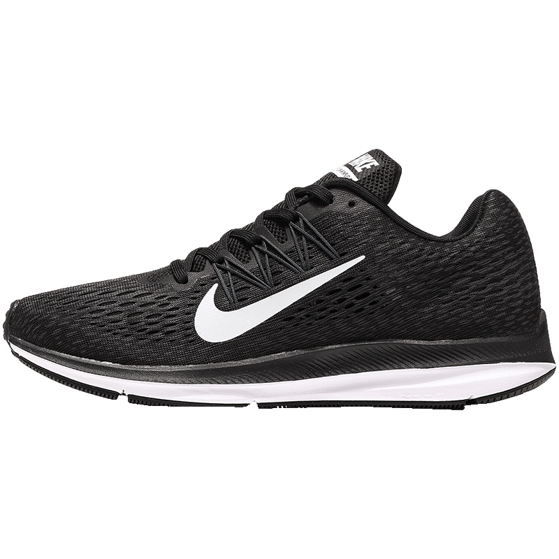 【自营】NIKE耐克男鞋跑步鞋ZOOM系列透气舒适运动鞋AA7406 AA7406-001黑+白+煤黑