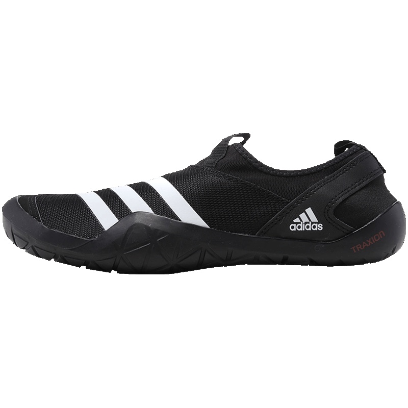 【自营】adidas阿迪达斯男子溯溪鞋户外涉水休闲运动鞋M29553 M295531号黑色+亮白