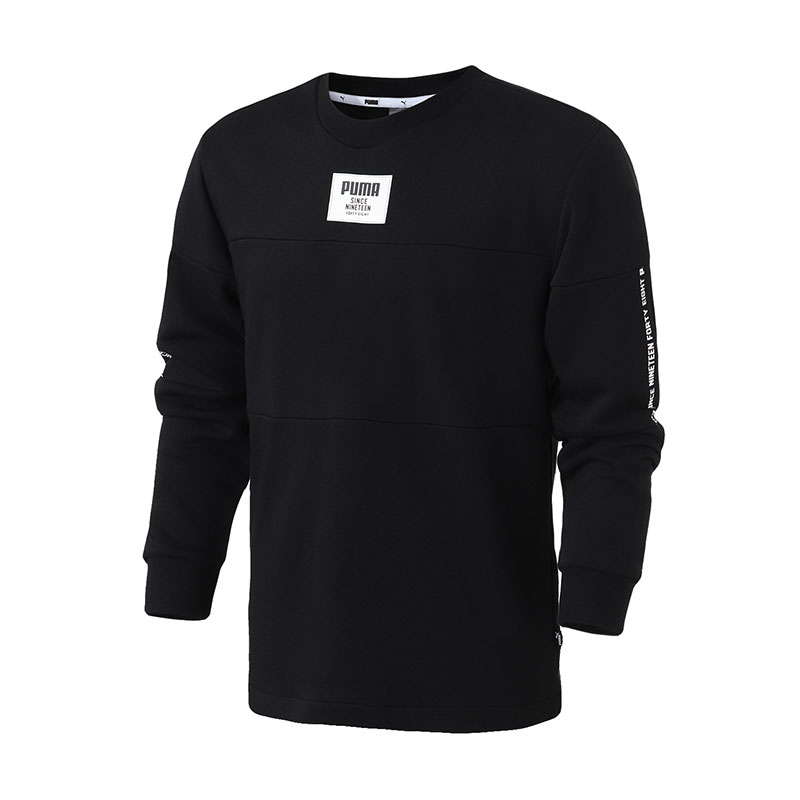 PUMA彪马运动服男装T7套头连帽连针织卫衣85379901 L 85379901黑色