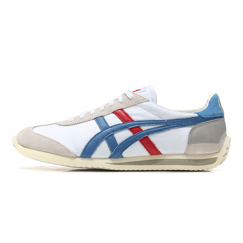 Onitsuka Tiger鬼塚虎男子休闲鞋运动鞋D110N-0143 D110N-0143白色+蓝色