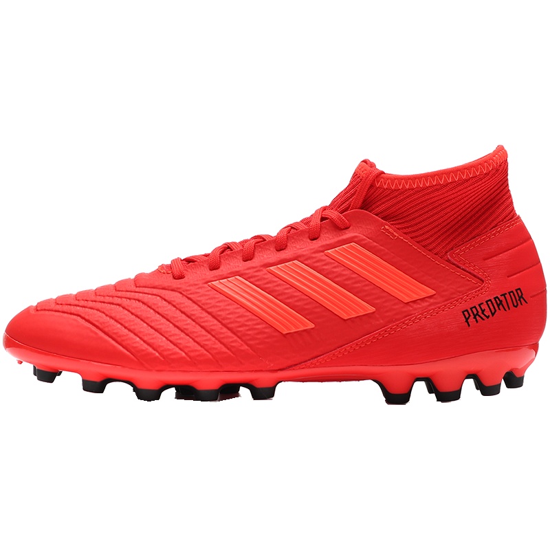 adidas阿迪达斯男子足球鞋Predator 18.3 Ag运动鞋BB7747 D97944红色+红荧光