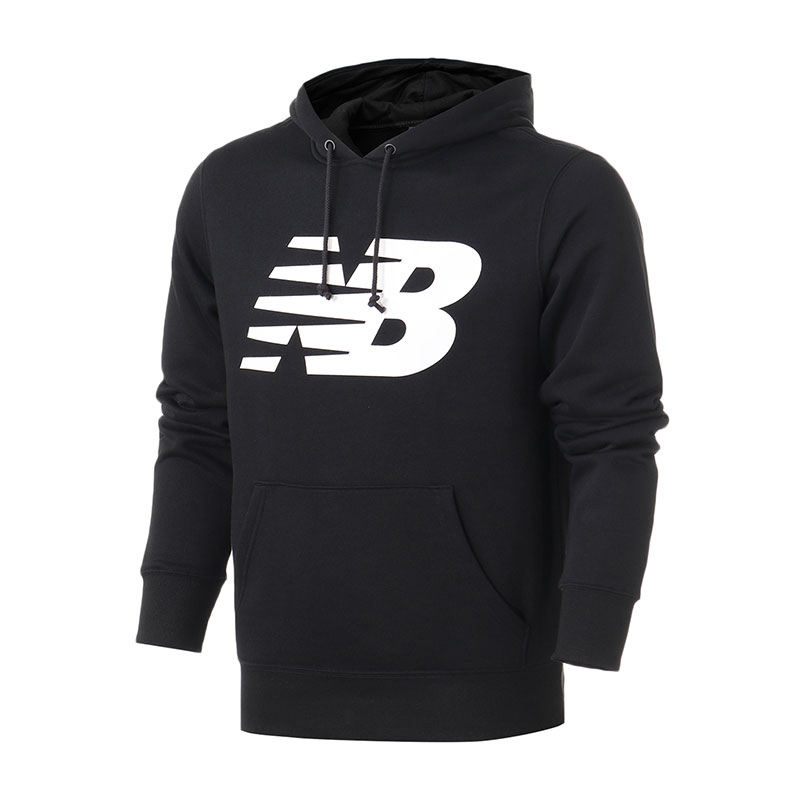 New Balance/NB男装卫衣连帽印花加绒长袖套头衫MT83982 XL MT83982-AG灰色
