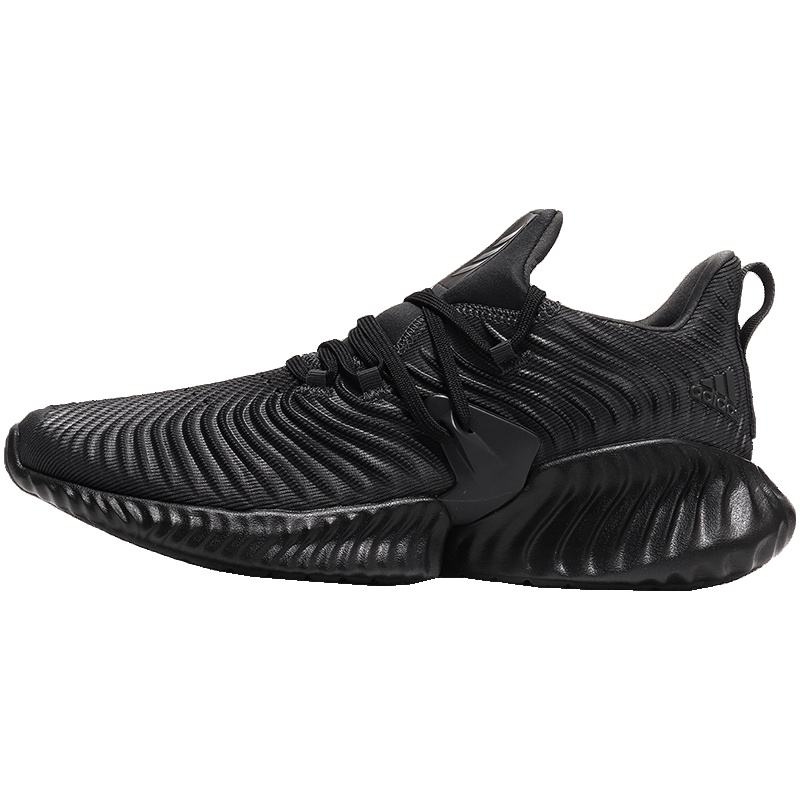 adidas阿迪达斯男子跑步鞋ALPHABOUNCE INSTINCT休闲运动鞋AQ0831 D96805碳黑+黑色