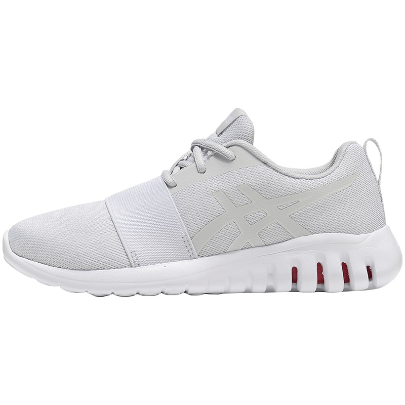 ASICS亚瑟士女子跑步鞋GEL-QUANTIFIER运动鞋1022A034-100 1022A034-100白色+灰色