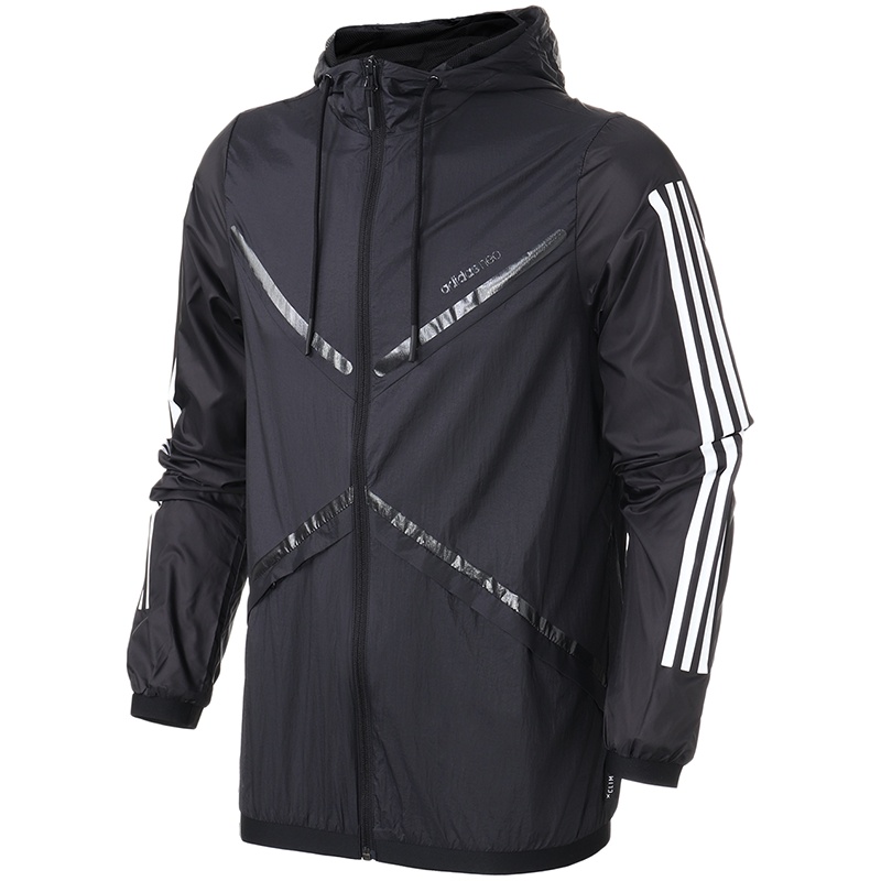 adidas阿迪达斯NEO男运动休闲防风服DM4333 3XL DM4333黑色