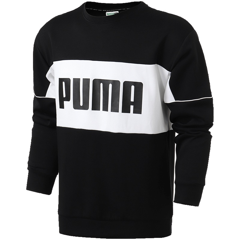 【自营】彪马PUMA运动卫衣男装套头运动服57752301 L 57752301黑色