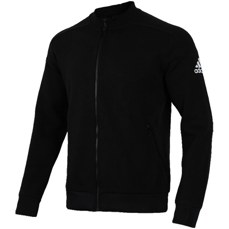 adidas阿迪达斯男子夹克外套立领休闲运动服DM5278 M DM5278黑色