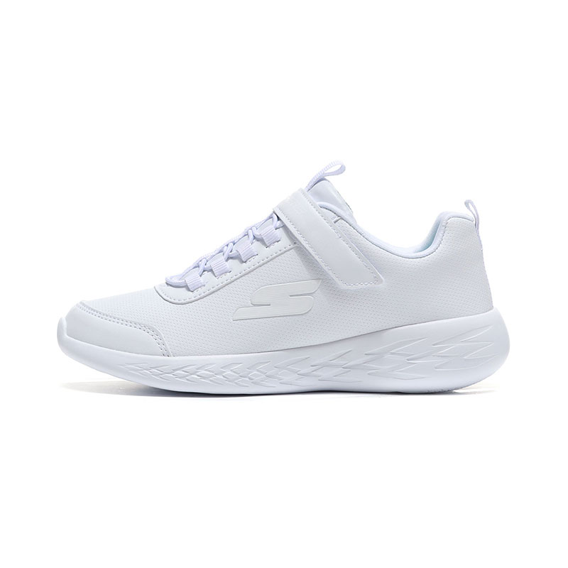 Skechers斯凯奇女童鞋休闲鞋轻便舒适魔术贴运动鞋82226L 82226L/WHT白色